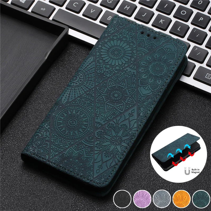 

Retro Flip Wallet Bags Case For Samsung Galaxy A32 4G SM-A325F A32 A 32 5G A326B Magnetic Leather Floral Stand Phone Cover Etui