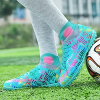 men and women mandarin duck low top long nails broken nails youth indoor and outdoor professional training football shoes