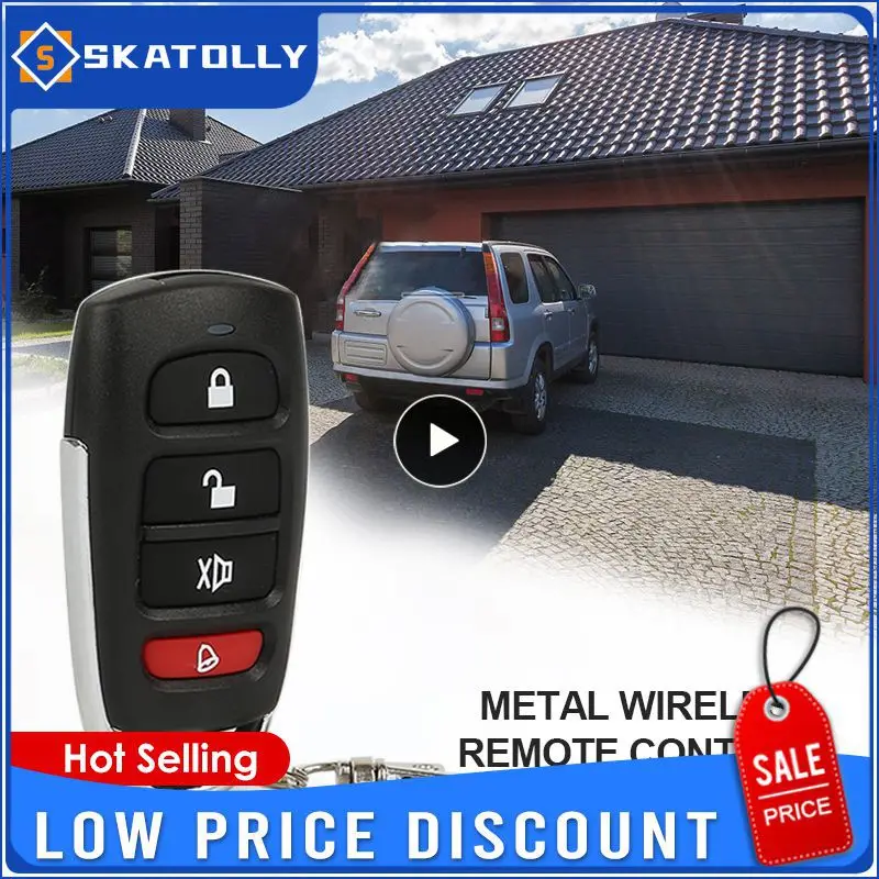 

1~6PCS Door Gate Opener Universal New 433mhz Car Remote Control Key Compact Durable Sensitive Smart Home Mini Black