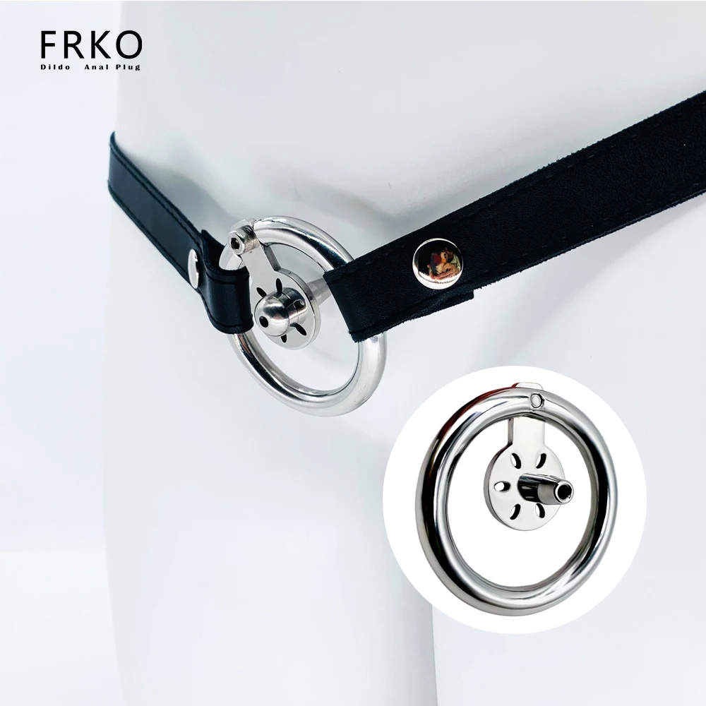 FRKO металлическая плоская тонкая клетка для целомудрия пояс верности уретральный