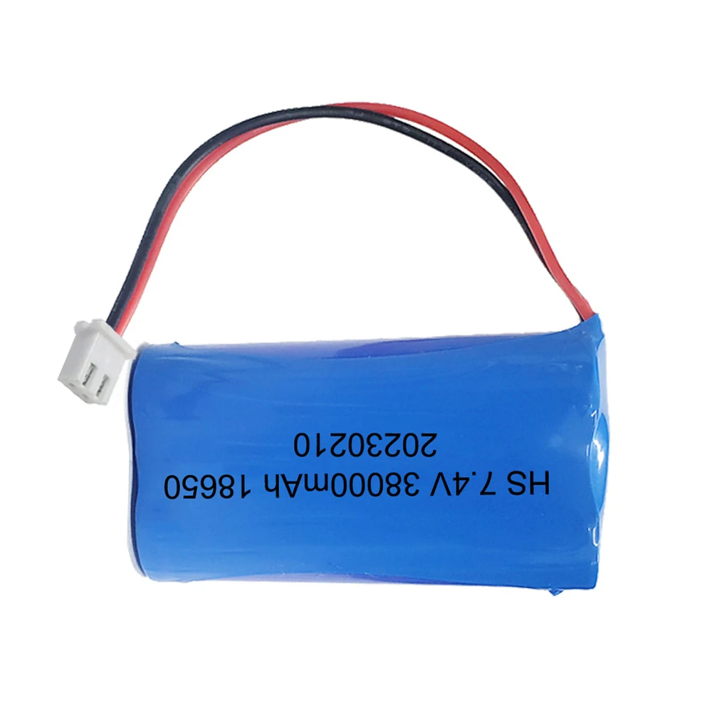 3.7V 18650 Lithium Battery with XH2.54-2P Plug 4500/6200/12000mAh Rechargeable battery For Fishing LED Light Bluetooth Speaker images - 6