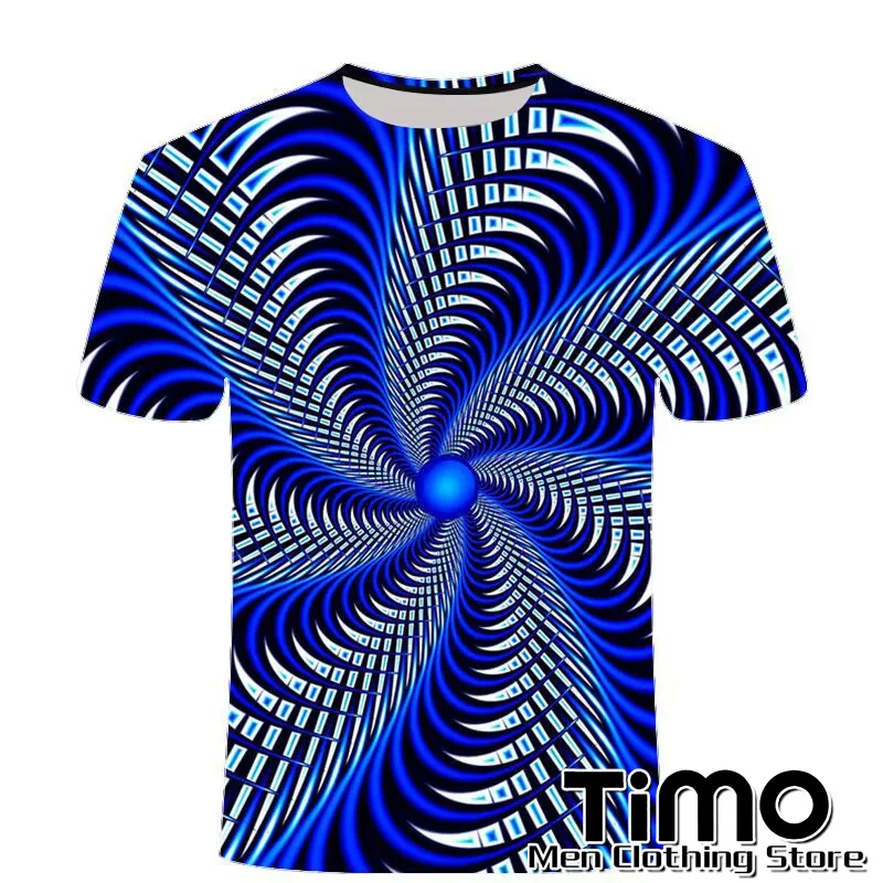 

Футболка мужская оверсайз с коротким рукавом, дышащая Модная рубашка с 3D принтом, модная блуза