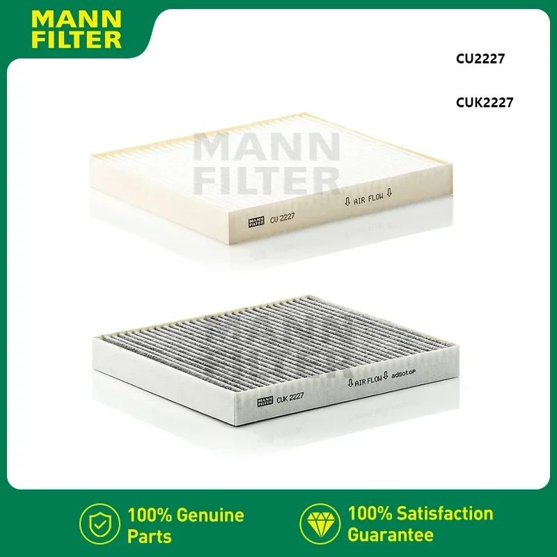 Воздушный фильтр салона MANNFILTER CU2227/CUK2227M подходит для CHRYSLER Sebring JEEP Compass FIAT DODGE Avenger