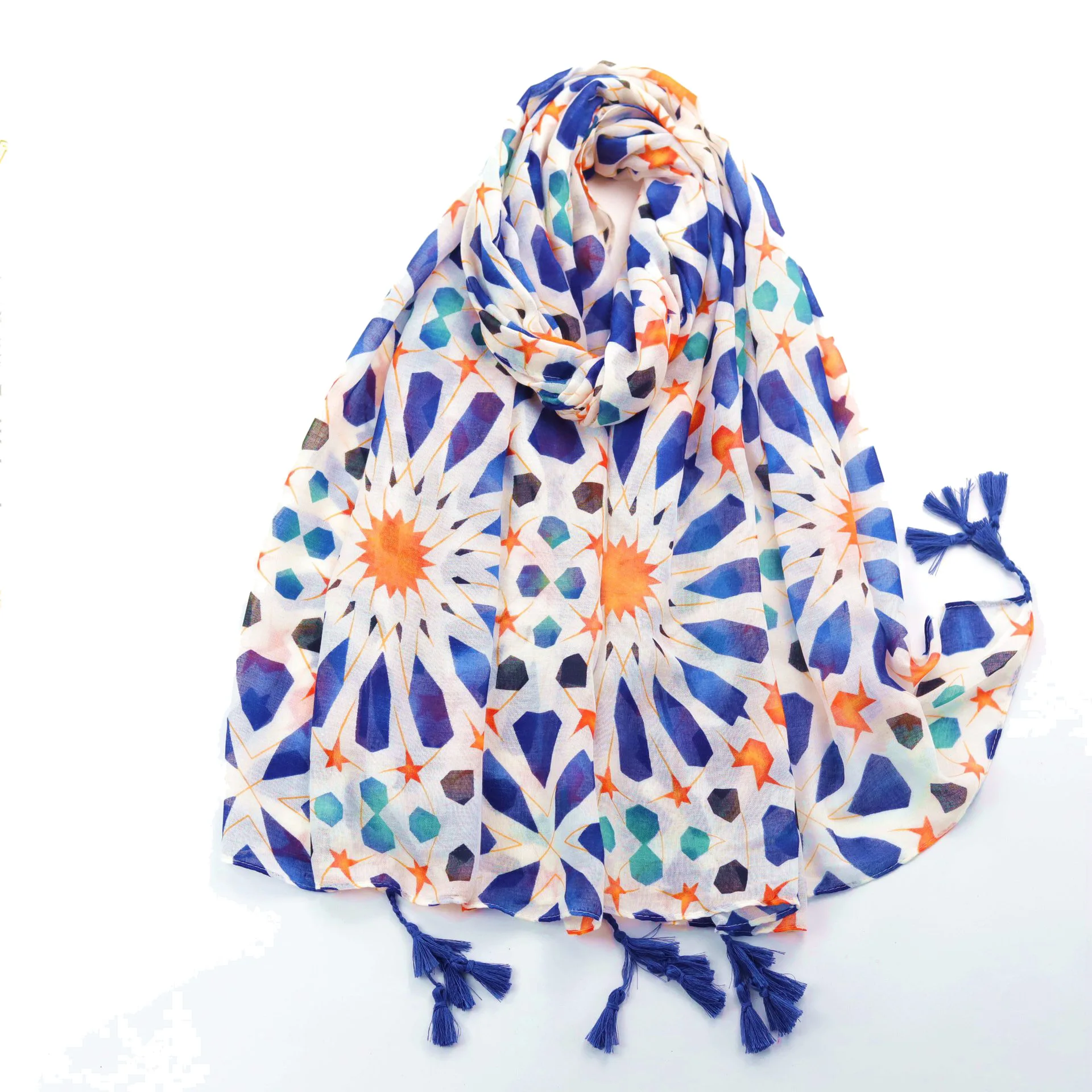 

Tribal Printing New 90*180cm Beach Shawl Scarf For Women Luxury Spring Summer Foulard Muslim Free Shipping Hijab