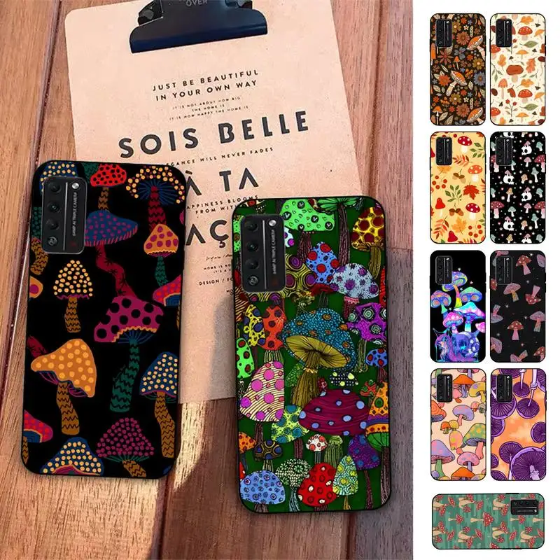 

Mushroom Cute Phone Case For Huawei Honor 10 lite 9 20 7A pro 9X pro 30 pro 50 pro 60 pro 70 pro plus