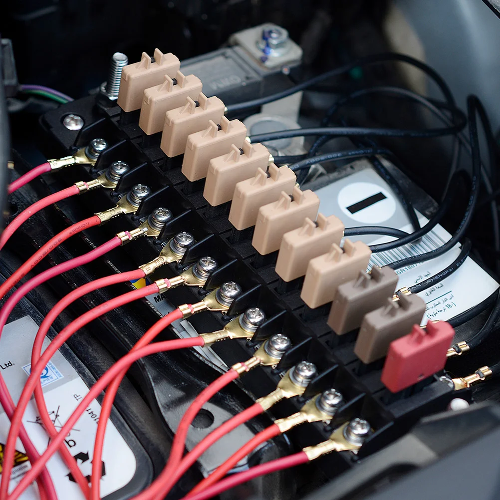 

12 Ways Fuse Box Car Holder Auto Marine Fuse Block Fuse Protection Box Led Indicator Fuses Holder Fuse Panel Automotive Fuses