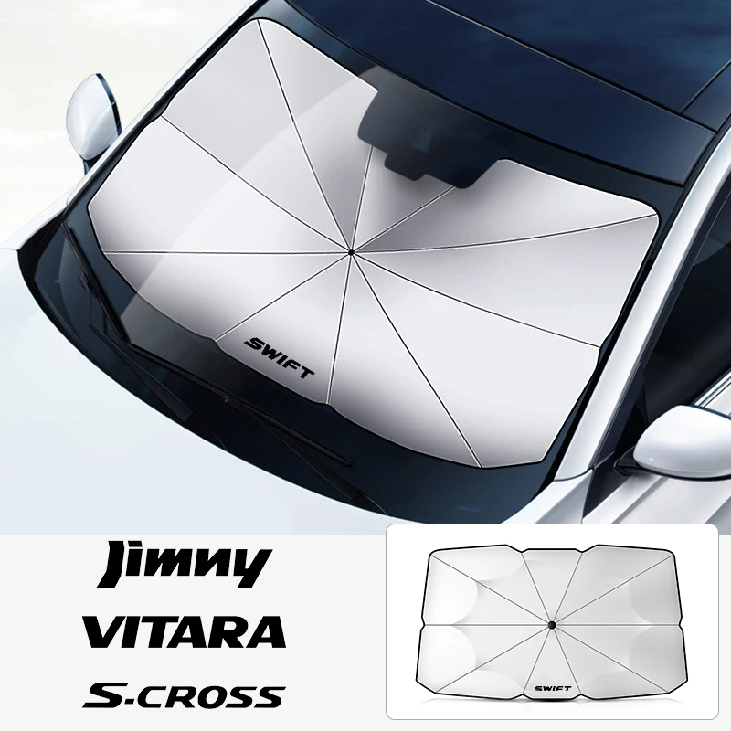

Car Sunshade Umbrella Customize Front Sunshade For Suzuki Jimny Swift Grand Vitara Ignis Alto Baleno SX4 Samurai S-Cross Celerio