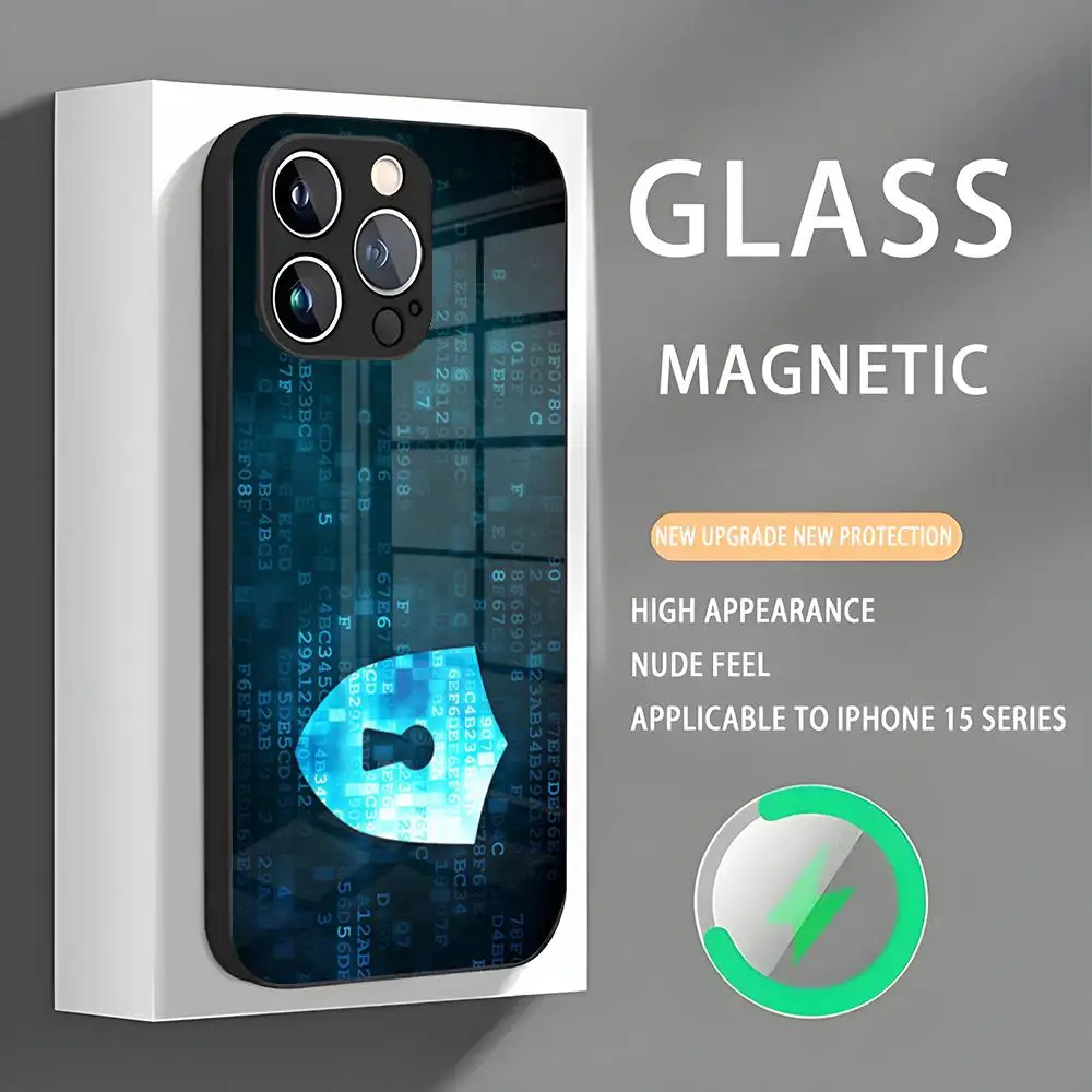 Чехол для телефона с брандмауэром Network Security Iphone 16 Pro Max Case 15 14 13 12 11 X XR XS XSMAX 8 Plus Mini Glass