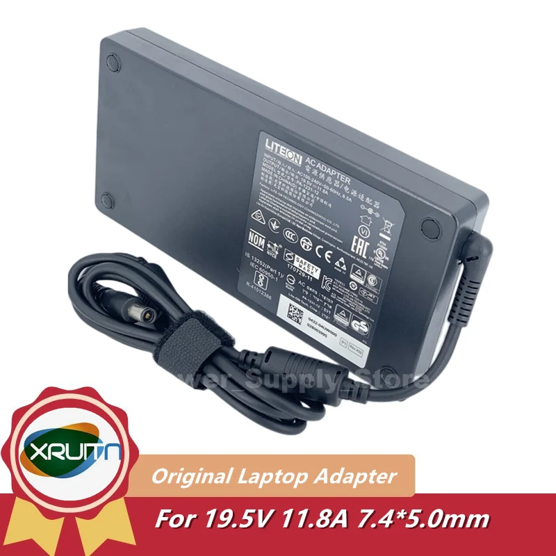 

Liteon 19.5V 11.8A 230W A17-230P1A 7.4x5.0mm AC DC Adapter For GIGABYTE WB-7US2130SH AORUS G 15.6 INCH X15 15G YC Power Supply