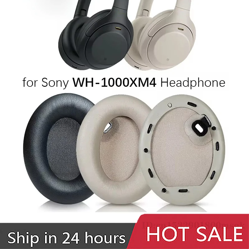 Фото Сменные амбушюры для наушников Sony WH-1000XM4, мягкие подушечки из пены с эффектом памяти, 1000 XM4, 1000XM4, подушечки хорошего качества №1