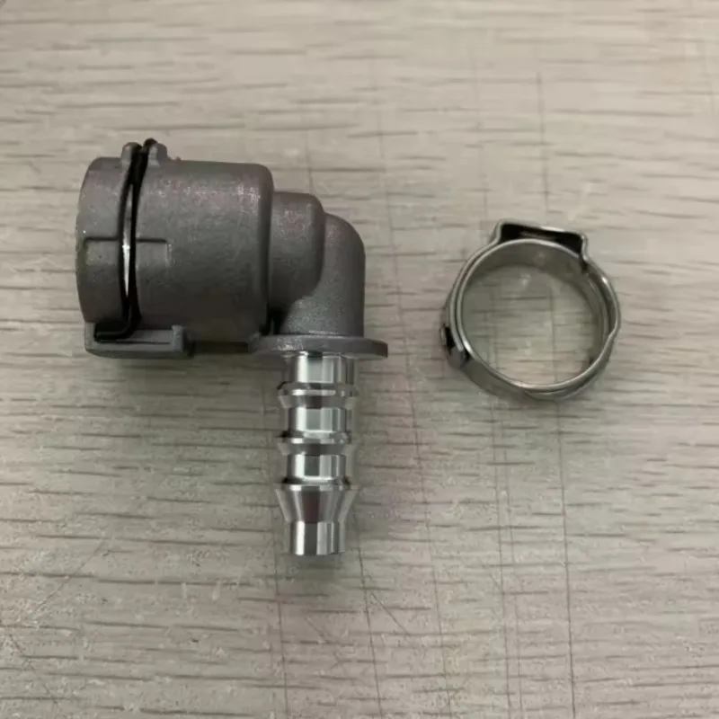 

1 шт. для BMW 5 серии X3 X4 B48, возвратная труба двигателя, шланг охлаждающей жидкости, возвратная труба корпуса цилиндра, алюминиевая головка под прямым углом