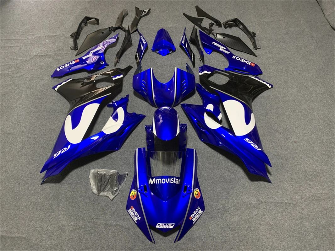 

Комплект обтекателей для мотоцикла подходит для Yzf R6 2017 2018 2019 Комплект кузова 17 18 19 высококачественный Abs инъекция новый синий белый серый