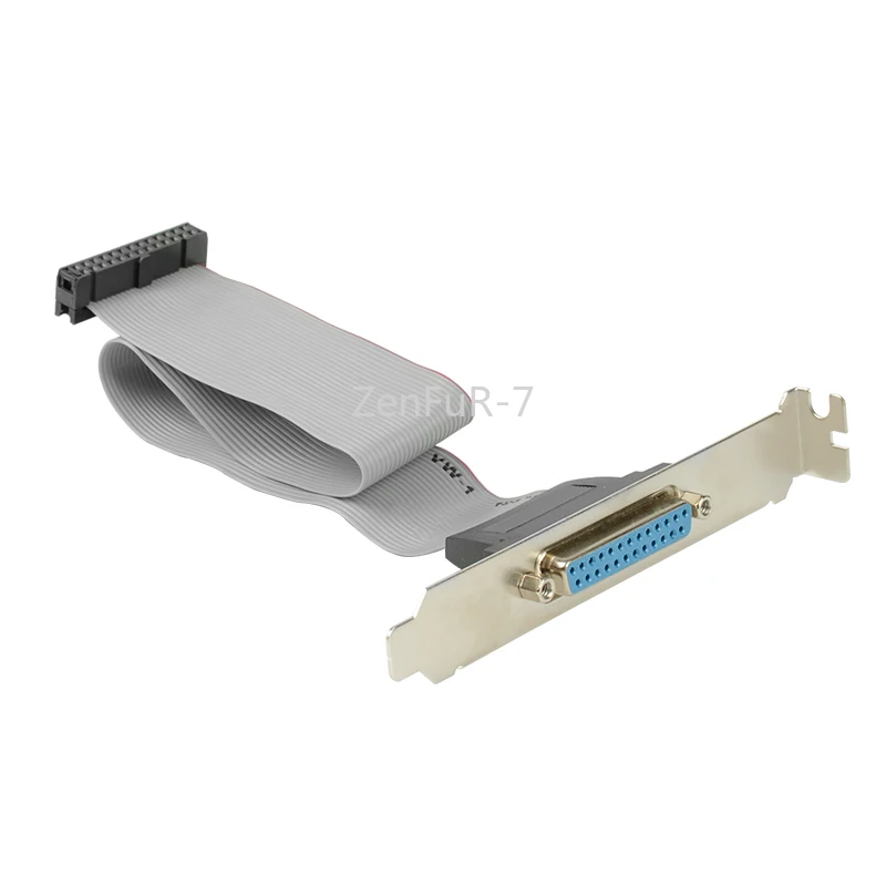 

Mainboard Printer LPT Parallel Lines 25-Hole Parallel Port Baffle Line Mainboard LPT Lead Printer Data Cable