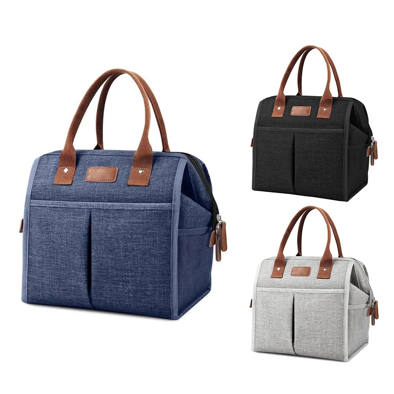 

Lunch Bag For Women & Men, Large Insulated Lunch Box Cooler Tote Bags, Adult Reusable Lunch Boxes With Water Resistant