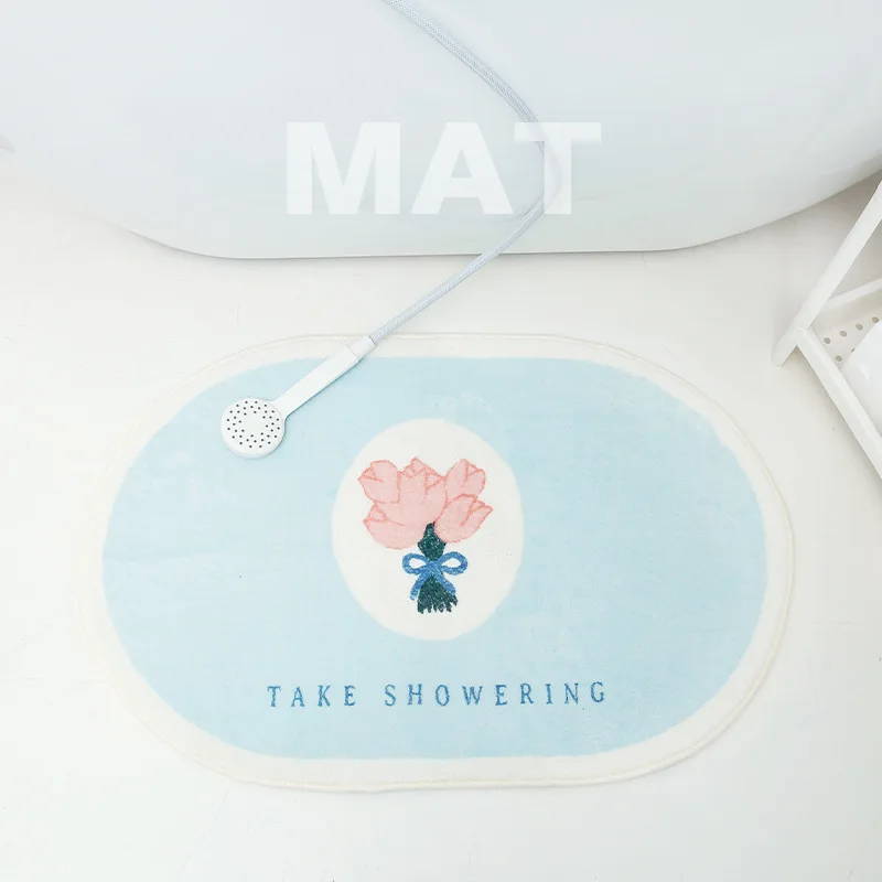 

Простой коврик для ванной в стиле Ins, домашний имитационный кашемировый ковер, коврик для ванной, впитывающий одеяло для входной двери в туа...