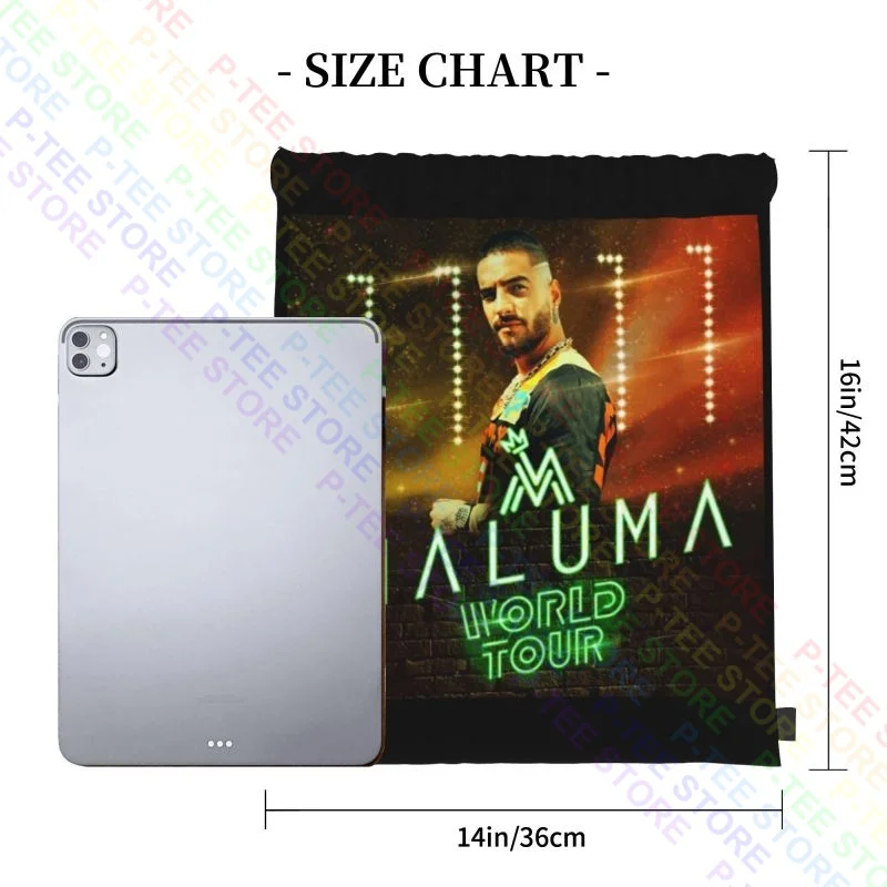 Maluma Tour 2019 Сумки на шнурке сумка для спортзала книг тренировочный спортивный