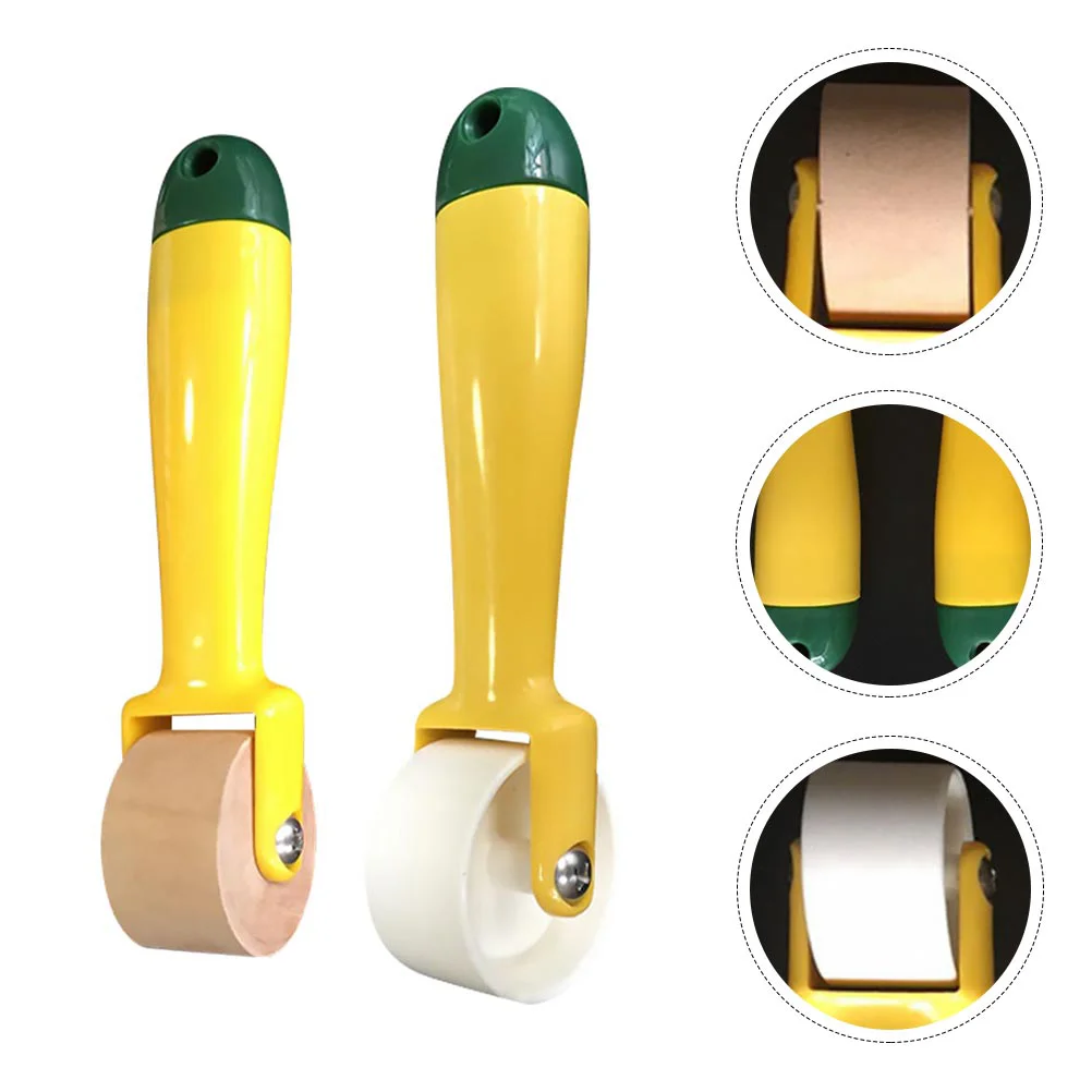 

2Pcs Sewing Seam Rollers Seam Roller for Quilting Sewing Seam Rollers Sewing Press Roller Rubber Brayer Roller Seam Roll