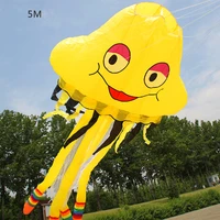 free shipping jellyfish kite flying outdoor toys adults kite reel cerf volant soft kite