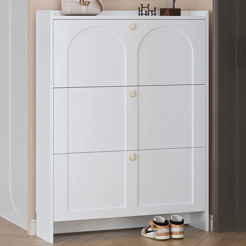 Обувные шкафы органайзер для обуви белого цвета гостиной
