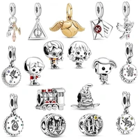 1pcs new cute boy girl train bird bead pendant suitable for charm bracelet necklace accessory women diy jewelry making gifts