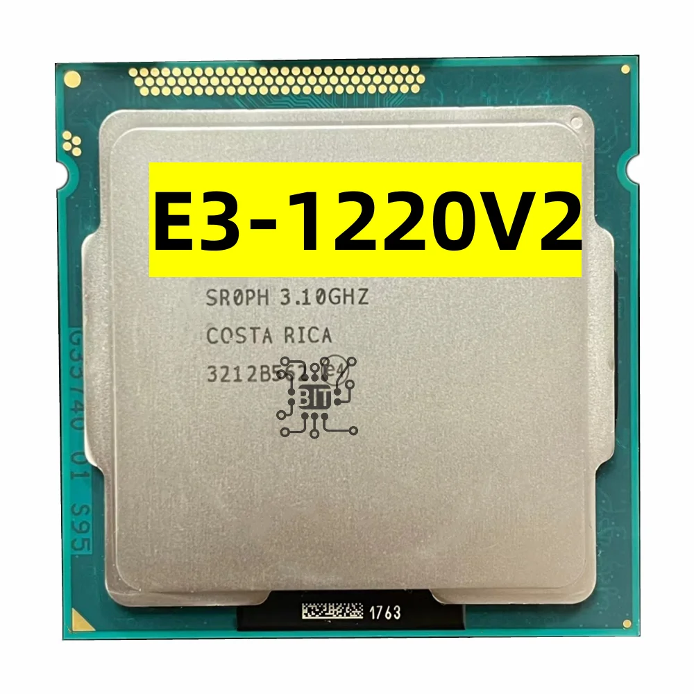 XEON E3 1220V2 3 10 GHZ Quad Core 8MB SmartCache E3 1220 V2 DDR3 1600MHz E3 1220 V2 FCLGA1155 TPD 69W