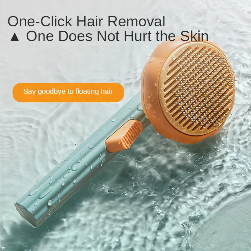 

Pet Dog Hair Removal Comb Cat Fur Brush Portable Stainless Steel Brush Pet Hair Steel Needle Comb Grooming Tools for Pets Perros