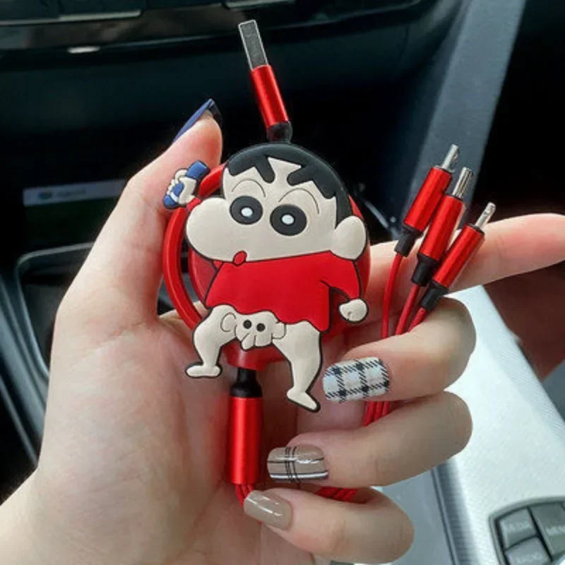 Многофункциональный Автомобильный Кабель Doraemon для зарядки и передачи данных