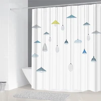 nordic minimalist style printed shower curtain with hook bathroom curtain home decorative curtain 3d shower curtains 180x180cm