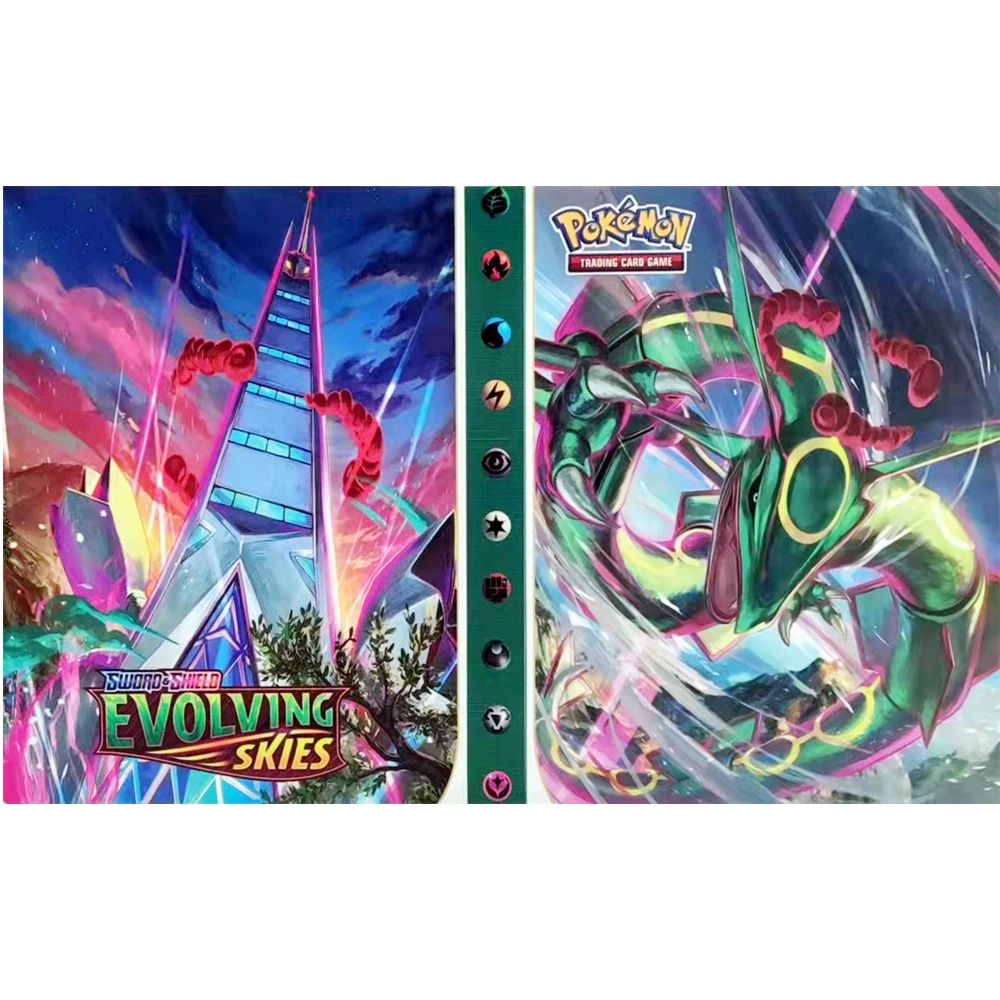 

27 Kinds Album Pokemon Rikuza TAKARA TOMY New 240 Pack Game Cards VMAX GX EX Holder Favorites Children's Toy Gifts