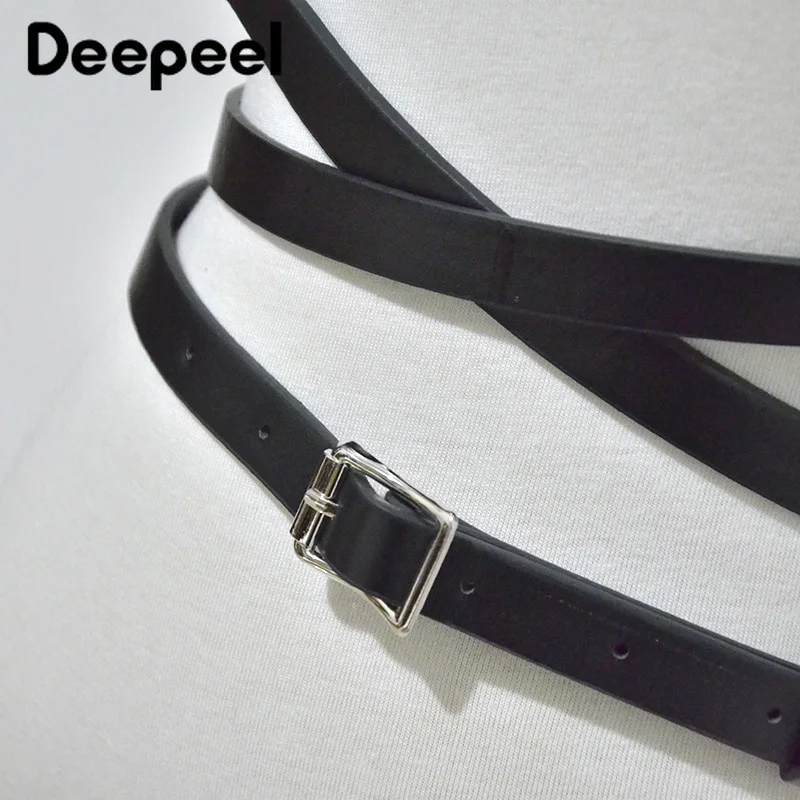 Deepeel 1 шт. модные кожаные подтяжки ремни Готический стиль женские декоративный