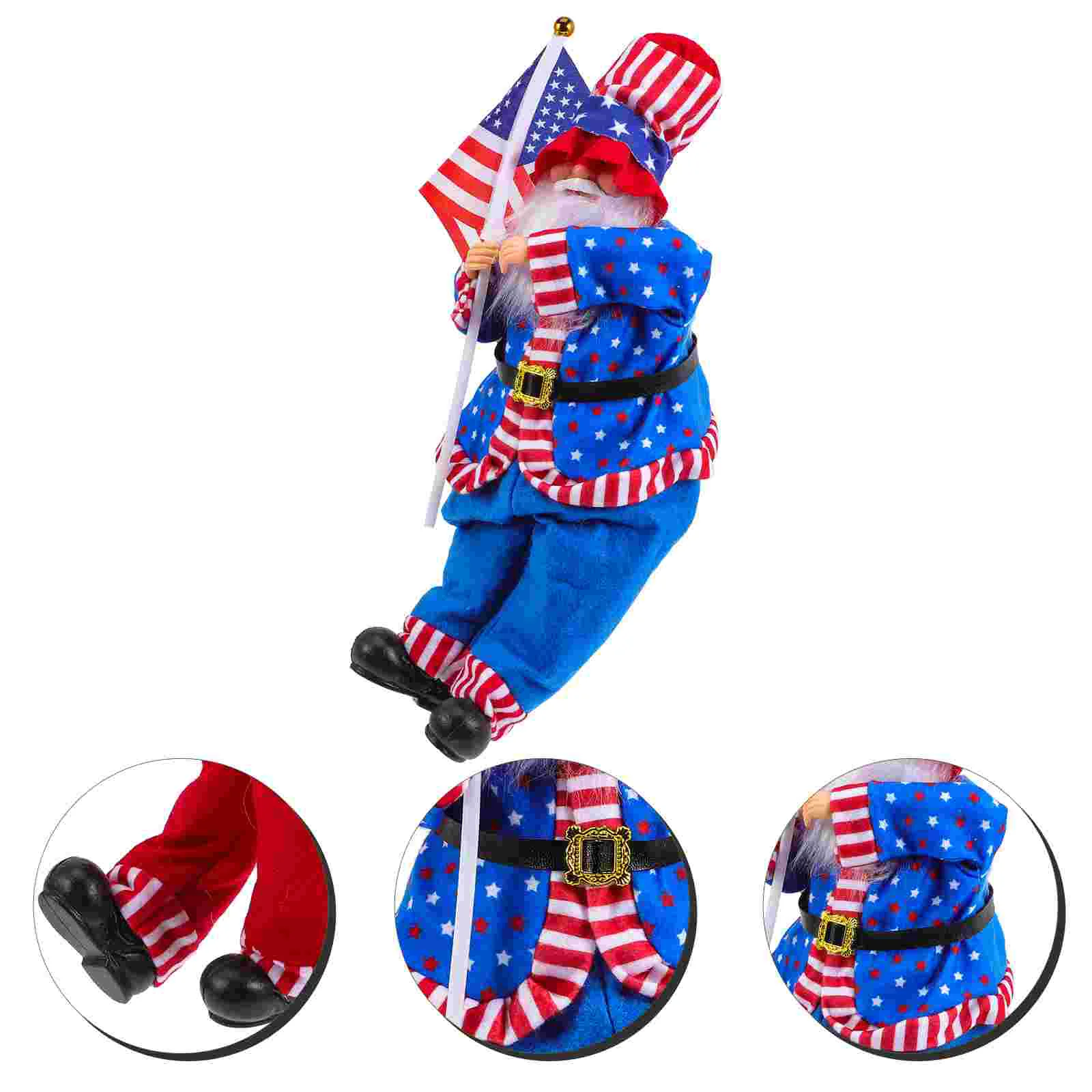 

Showcase Display Adorn Independence Day Old Uncle Ornament Patriotic Gift