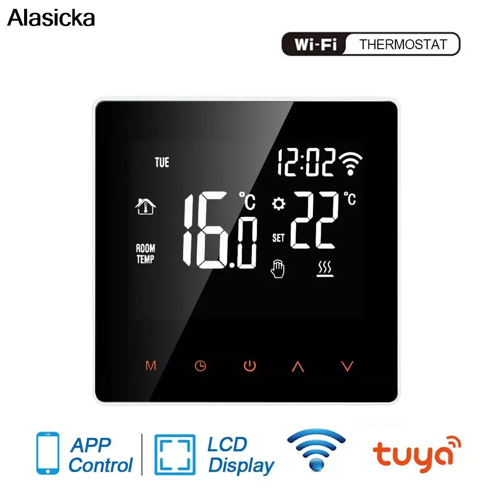 

Water Warm Floor Heating Water Gas Boiler Smart WiFi Thermostat Temperature Controller Works with Echo Home