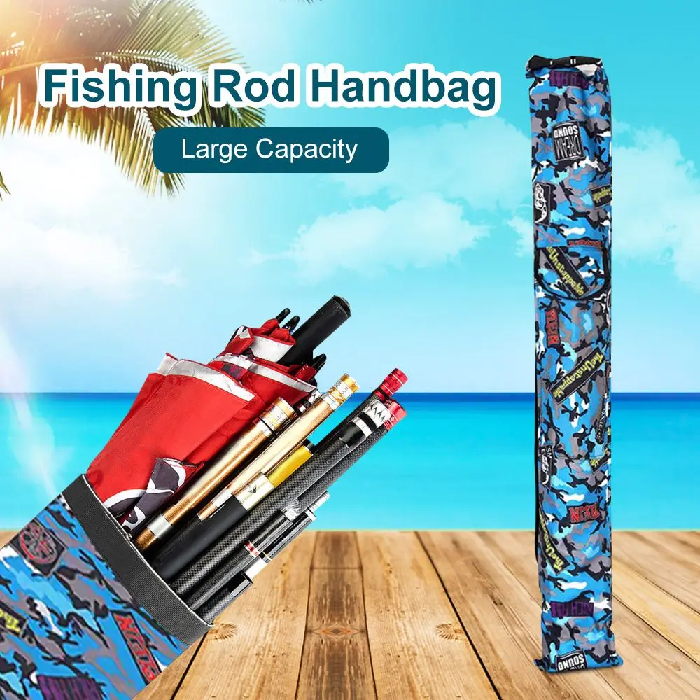 

Large Capacity Travel Multifunctional Foldable Fishing Tackle Tool Umbrella Bag Fishing Bag Fishing Rod Handbag