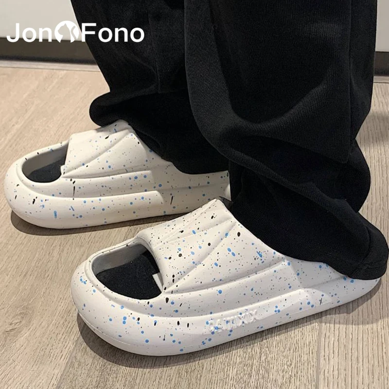 

Женские шлепанцы JonoFono, модная летняя обувь для женщин, домашняя одежда, мягкая подошва, повседневные женские сланцы, Уличная обувь для ванно...