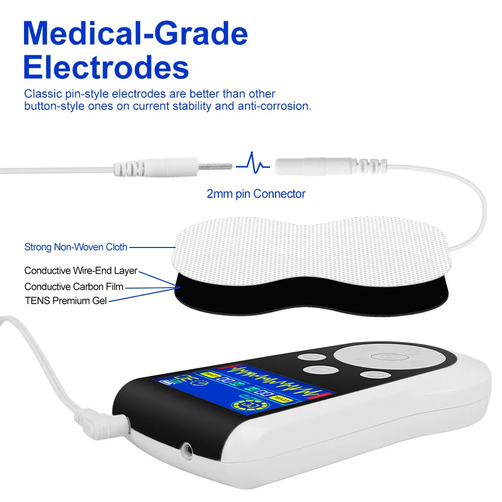 25 режимов 50 интенсивных импульсов импульсный массажер тела электрический