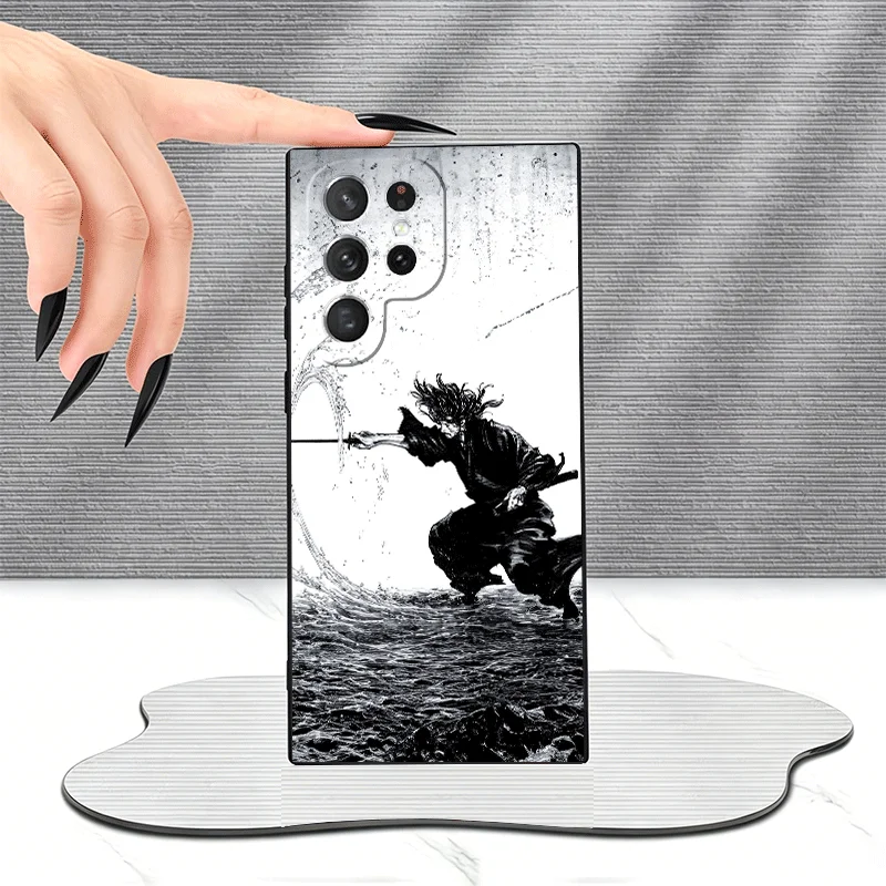 Фото Чехол для телефона Vagabond Samurai Manga для Samsung Galaxy S24 S25 S26 Ultra S23 Plus S22 S21 FE S20 + Edge с индивидуальным рисунком №4