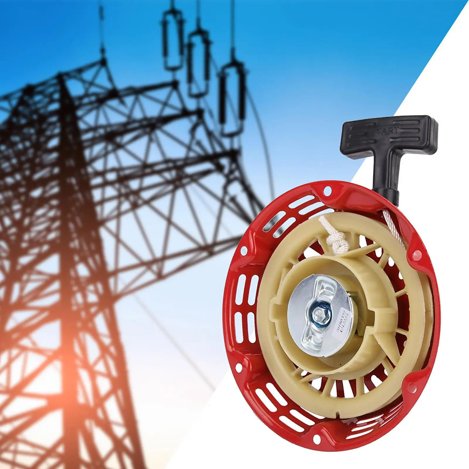 Бензиновый генератор тяговый стартер 2-3 кВт электроинструмент в сборе деталь