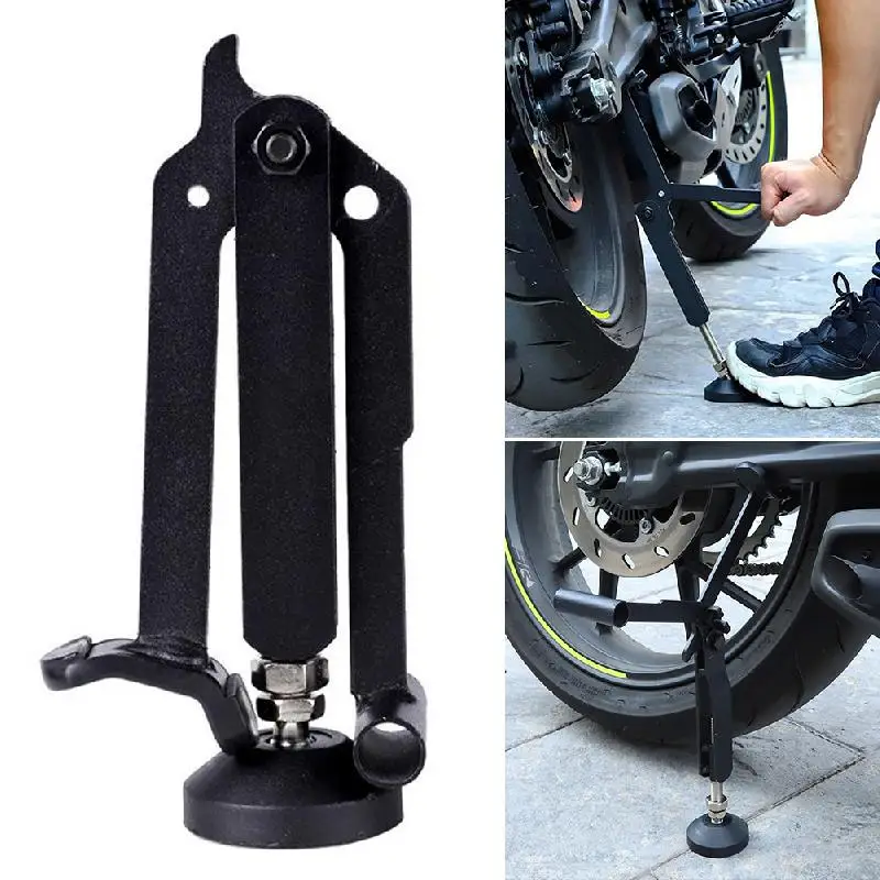 Motorcycle Folding Lifting Support Frame Foldable Heavy Lift Stand Stable Crane For With Upgraded Armrest
