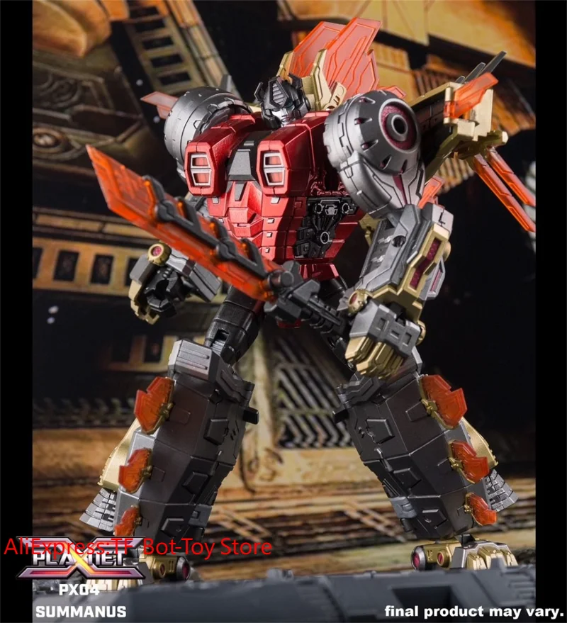 

【IN STOCK】 Transformation Planet X PX04M PX-04M Metallic Color Snarl SUMMANUS Action Figure Robot Toys