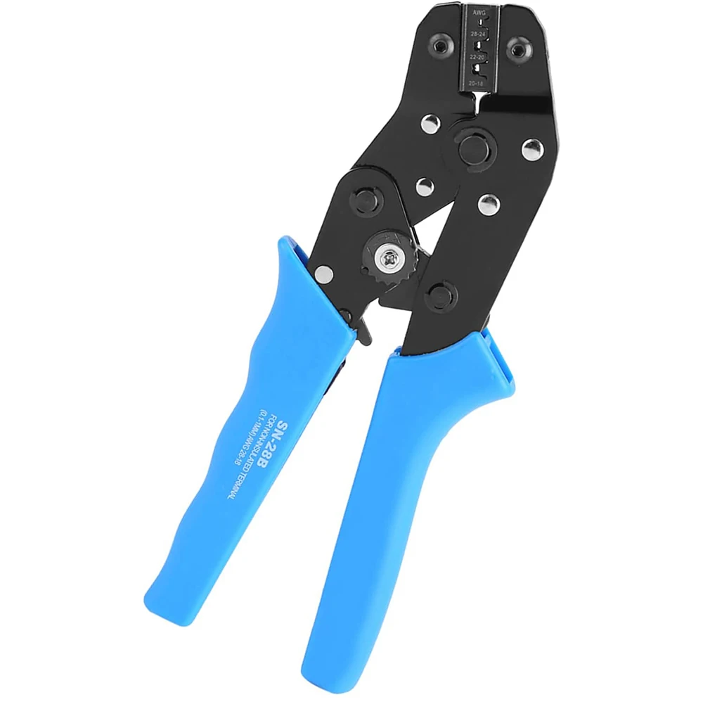 Инструменты для обжима + SN-28B Инструмент клемм с храповым механизмом AWG 28-18 D-Sub