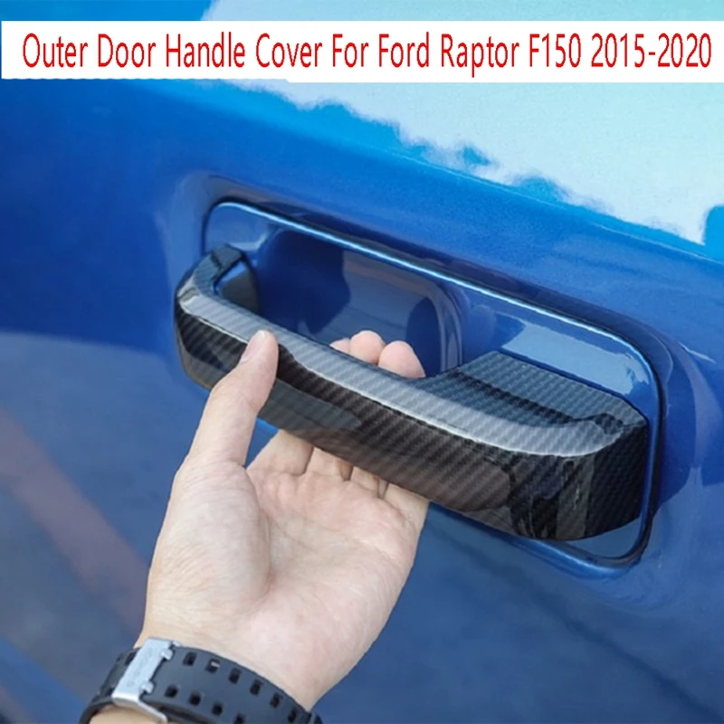 

Чехол для наружной дверной ручки автомобиля Ford Raptor F150 2015-2020, Защитные чехлы для дверной ручки, наклейка, внешние дверные ручки