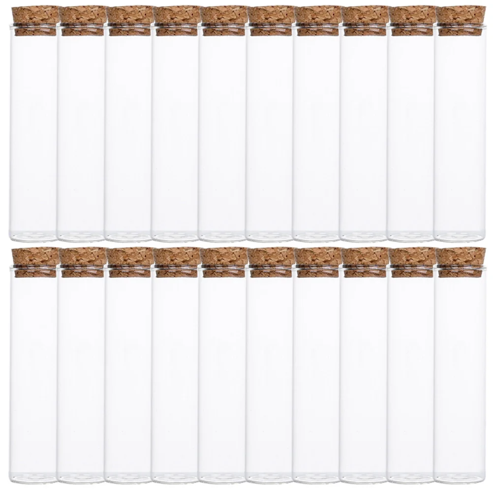 

Bottles Cork Tubes Mini Bottle Vials Jarsholder Wishing Clear Sample Small Stopperscandy Vial Tiny Test Favorstorage Wood