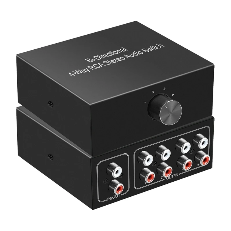 DX11 4-портовый двунаправленный аудиокоммутатор без потерь для настольных