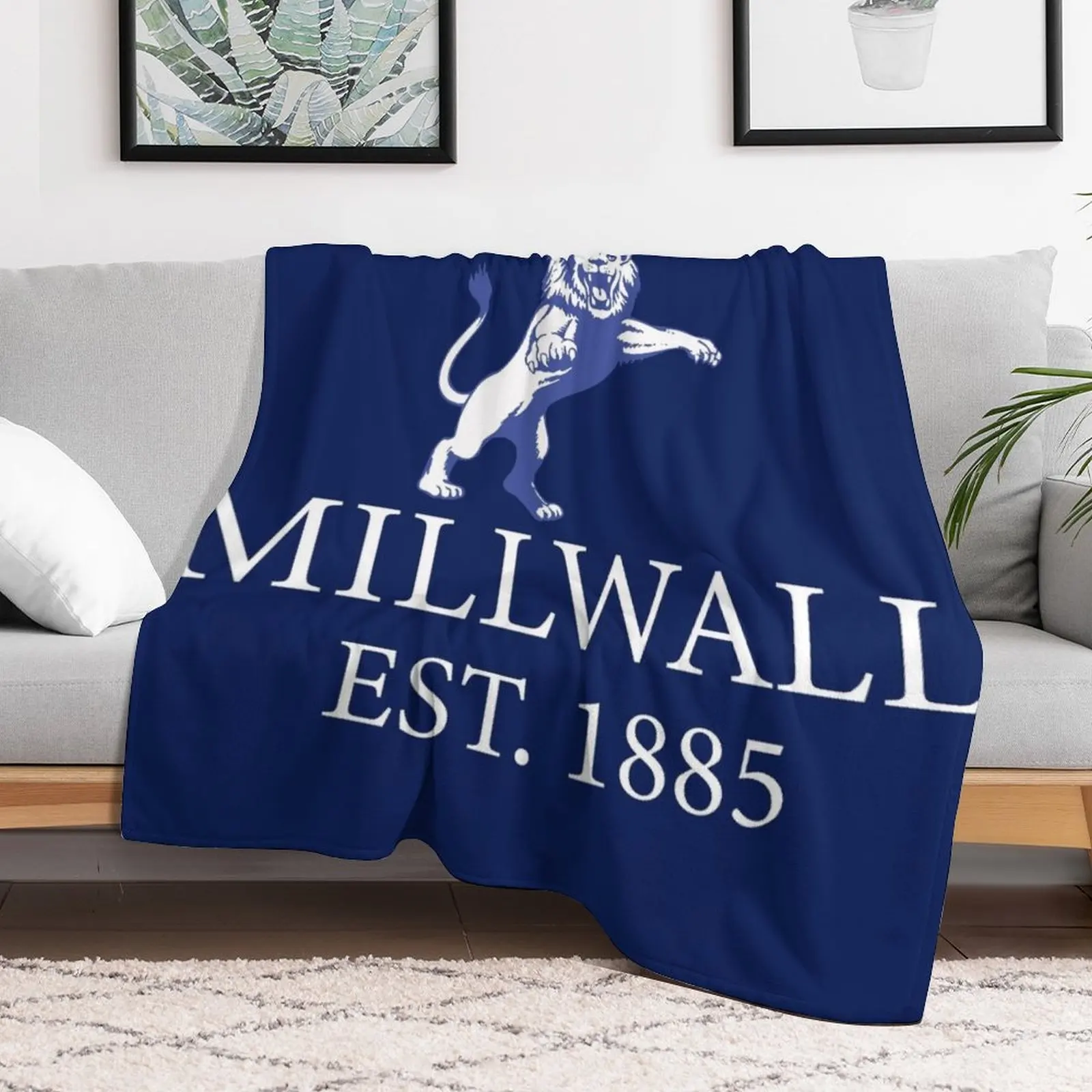 Одеяло Millwall 1845. Самые дешевые декоративные фланелевые одеяла на заказ.