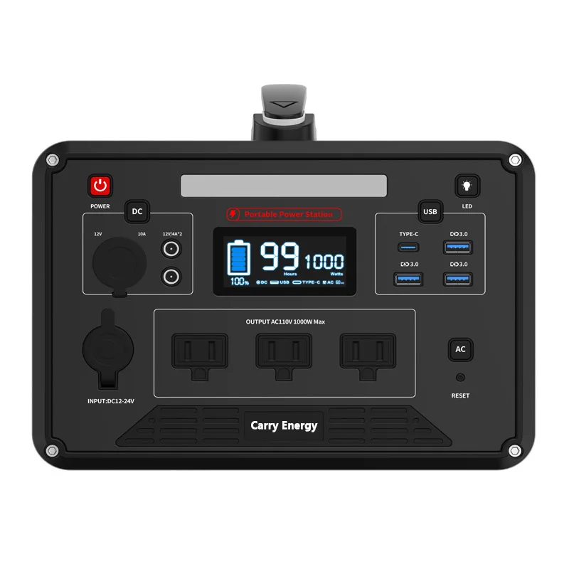 

Home Outdoor Camping Power Bank Pack 500w Rechargeable Solar Generator Portable Power Station