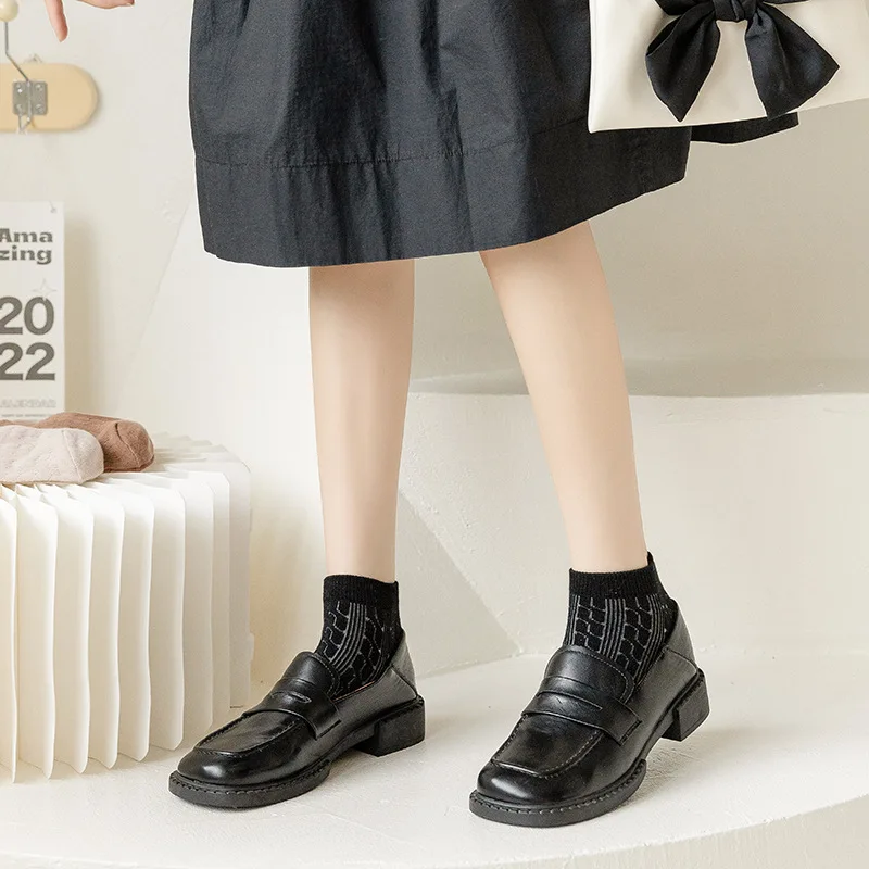 Женские летние сетчатые ажурные домашние низкие носки до щиколотки для девочек