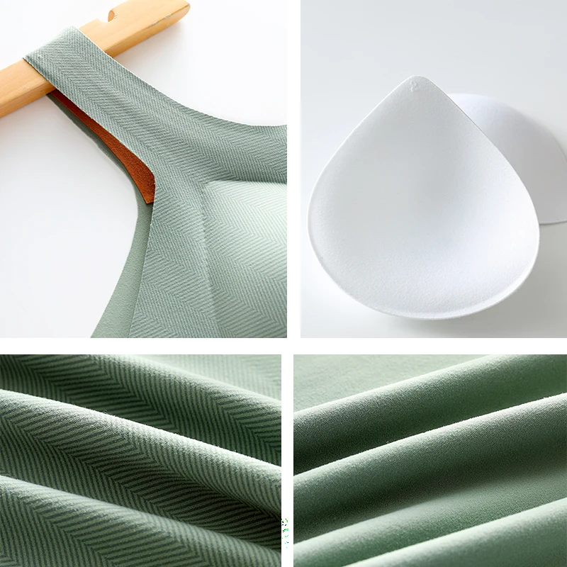 Autumn Winter Plus Velvet Seamless Thermal Women Vest  inner Pad Cup Volcanic Rock Keeping Warm Thermal Women Underwear Clothes