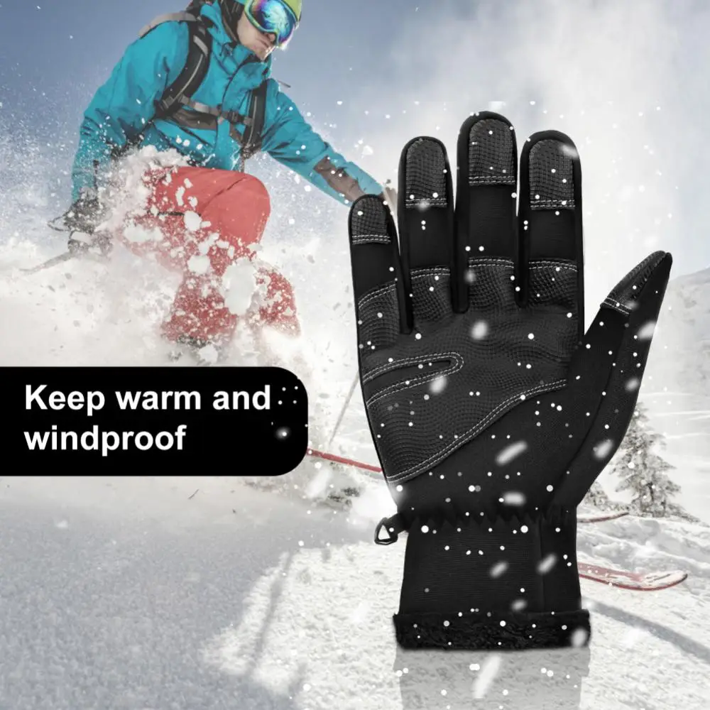 

Новинка 2022, перчатки для сенсорных экранов, Нескользящие перчатки с закрытыми пальцами, уличные водонепроницаемые ветрозащитные теплые пе...