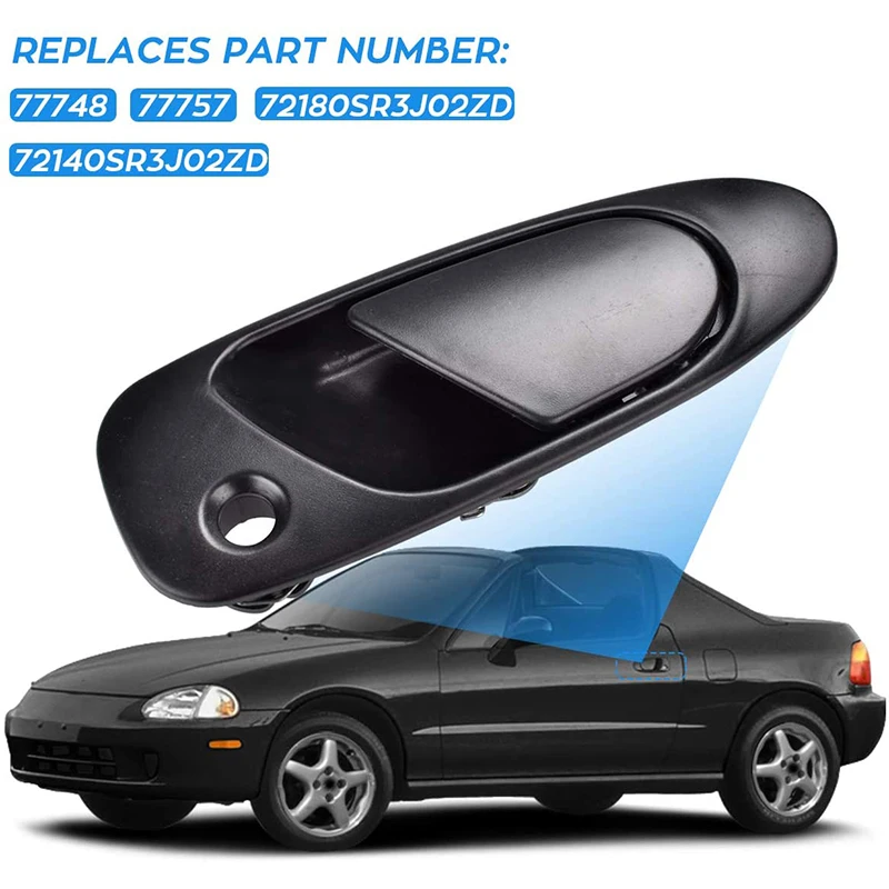 Наружная дверная ручка автомобиля для Honda Civic 1992-1997 72180SR3J02ZD 72140SR3J02ZD
