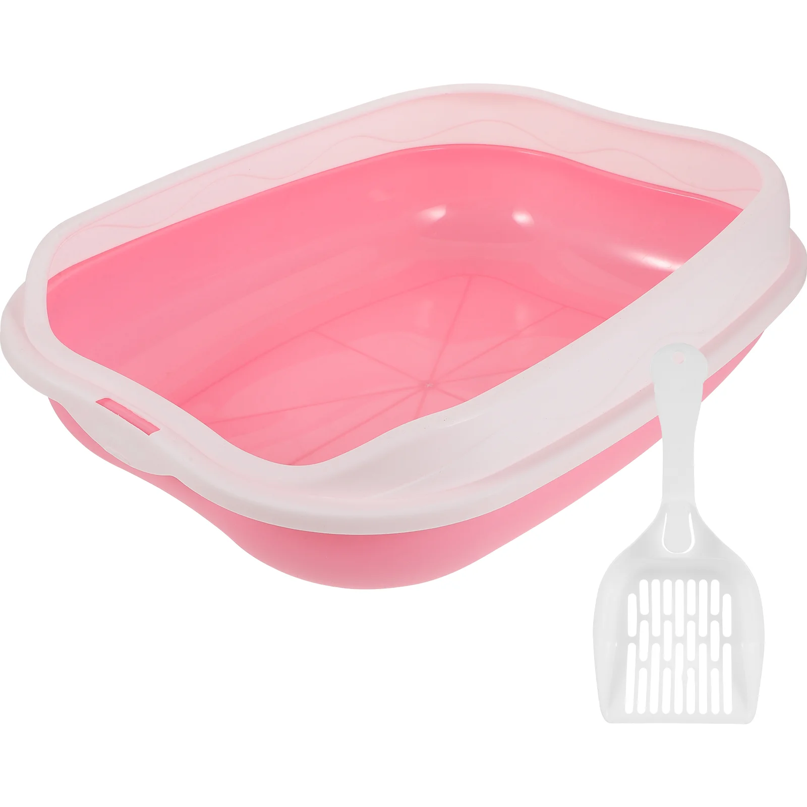 

Cat Litter Box Open Type Toilet Large Capacity Travel Potty Kitten Potties Washable Pet